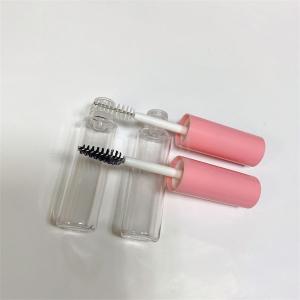Buy cheap Transparent Plastic Mascara Tube Double Cylinder Wand Empty Mascara Container from wholesalers