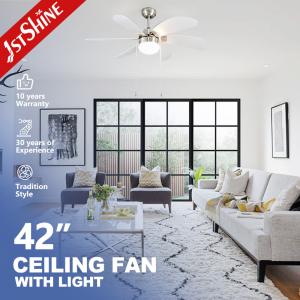 Buy cheap Classic Decorative Ceiling Fan with Light and Wall Control 3 Speeds Pull Chain Switch from wholesalers