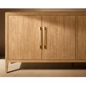 Buy cheap Modern Bedroom Console Table Furniture With Walnut Finish And Roller Shutter Door Cabinet from wholesalers