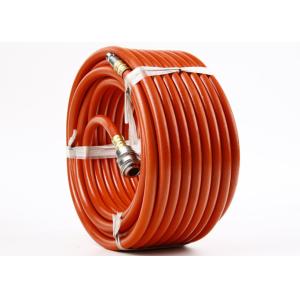 Orange ID 1/4" 5/16" 3/8" Short Air Hose Assembly With Quick Couplers