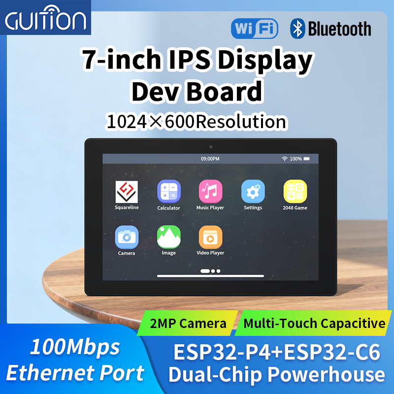 Buy cheap JC1060P470C_I_W_Y High performance 7-inch screen integrated development kit: ESP32-P4 main control, integrated camera, ready to use from wholesalers