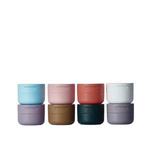 Empty Flip Open 50G Plastic Cosmetic Jars Screen Printing