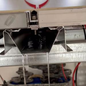 Resistant Aluminum Solar Roof Drainage Channel Silver Color Low Maintenance Easy