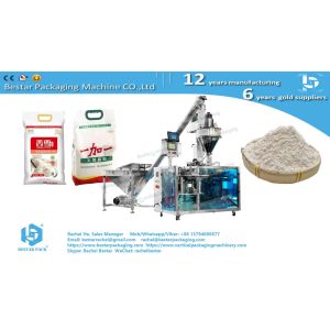 Buy cheap How to automatically package 5 kg of flour in a pre-made bag with a handle. from wholesalers