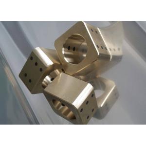 Buy cheap Copper Cast Bronze Bearings Slide Block With Solid Lubricant Plugs product