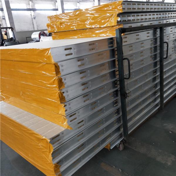 Quality 100mm rock wool sandwich panes cover with protective film for walls for sale