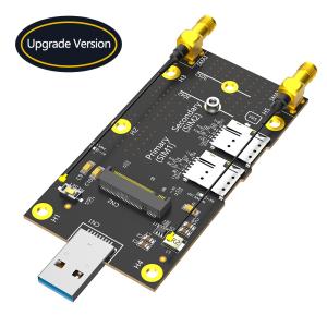 Buy cheap PCI Express Gen 3.0 8 Gbps NGFF M.2 to USB 3.0 Adapter with Dual NANO SIM card Slot from wholesalers