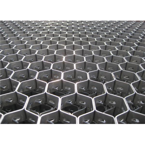 Quality Flex Stainless Steel Expanded Metal Grating Refractory Lining Hexmesh for sale