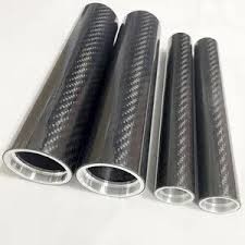 High Rigidity Printing Industry Carbon Fiber Roller Strong Bending Resistance