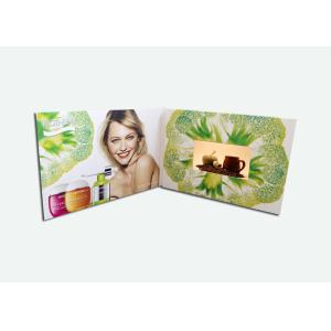 A5 LCD Video Brochure Card With Rechargeable Lithium Battery / Speaker