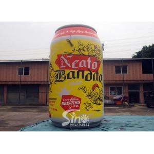 Buy cheap 5m High Mexican Style Lager NB Giant Inflatable Beer Can With Full Digital Printing For Outdoor Advertising from wholesalers