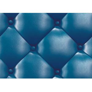 Buy cheap Concise Diamond Printing Inmitation Leather Wall Coverings Moisture Resistant from wholesalers