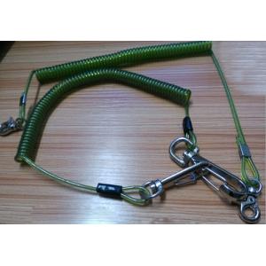 Buy cheap 140MM Green PU Coated Coil Safety Tool Lanyard for Hand Tools from wholesalers