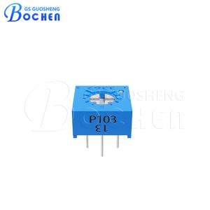 China 3362P 103 10k Trimmer Potentiometer Adjustable Resistor 1/4˝ Square on sale