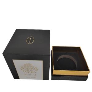 Buy cheap Luxury Packaging Fragrence Custom Rigid Paper Box With Gold Foil product
