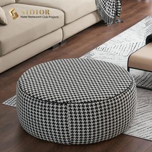 Buy cheap Ottoman Foot Rest Stool Multifunctional Houndstooth Footstool 80cm from wholesalers