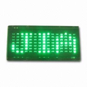 Programmable white light LED message display cap