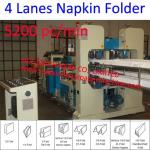 Buy cheap 5200 Pc/Min Four Lines Automatic Napkin Manufacturing Machine 330x330mm Napkin Production Machine from wholesalers