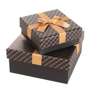 Buy cheap Lid And Base Apparel Packaging Box With Ribbon CMYK / Pantone from wholesalers