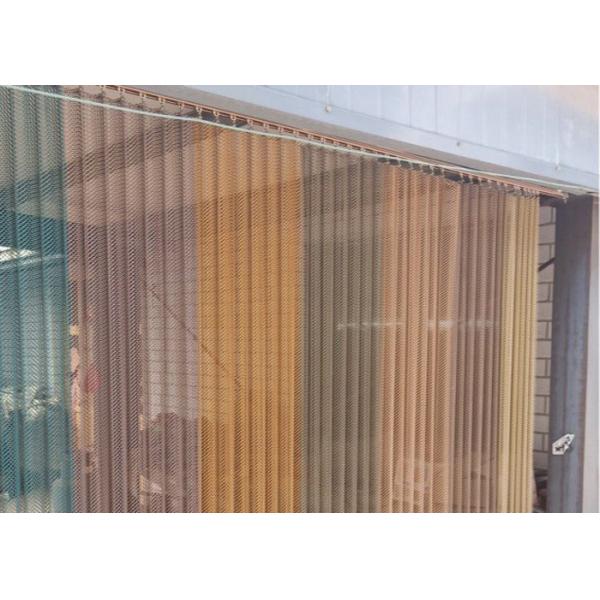 Buy cheap Customized Decorative 1mm Metal Mesh Drapery Anti Rust For Exhibition Hall from wholesalers
