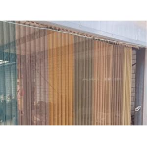 Buy cheap Customized Decorative 1mm Metal Mesh Drapery Anti Rust For Exhibition Hall from wholesalers