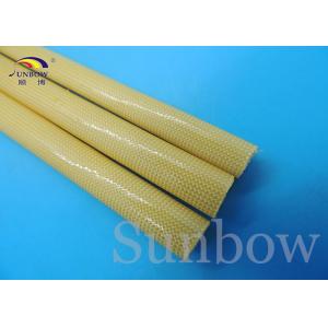Buy cheap 4kv Polyurthane Resin Coated Fiberglass Sleeve For Wire Harness from wholesalers