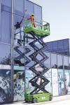 Lift capacity 320kg Self Propelled Scissor lift platform for max 12m working