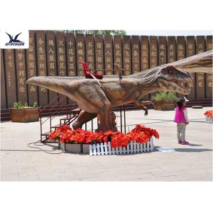 Buy cheap Outside Ride On Walking Dinosaur , Person Riding Dinosaur 4 Meters Long from wholesalers