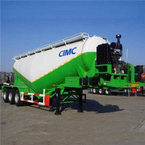 China Carbon Steel Single Silo 3 Axle 50T Cement Tanker Trailer on sale