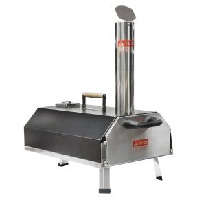 Portable Trapezoid Style Pizza Cooker For Grill Semi Automatic Rotating