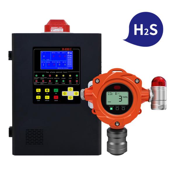 Quality High Precision Fixed H2S Gas Leak Detector With 4mA / 20mA Out / RS485 Output for sale