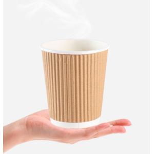 Custom Printed Paper Coffee Cups 7Oz 16Oz Disposable