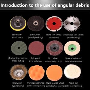 9000rpm Lithium Electric Angle Grinder Brushless Charging Grinding Dynamic