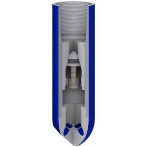 API Standard 7 5/8" Float Shoe with Multiple Flank Jets and 304 Stainless Steel