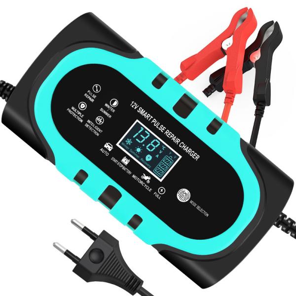 Buy cheap Portable LCD Display 12V/1.25A Automatic Identification Smart Fast Charge Car Battery Charger for Motorcycle Lead-Acid from wholesalers