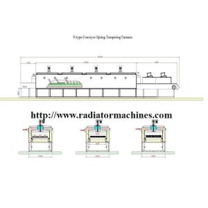 Buy cheap Gas Energy Mesh Belt Conveyor Furnace V-shape for Cold Rolled Spring 1200 KG/H from wholesalers