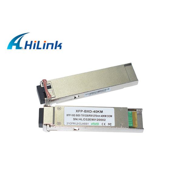 10G XFP Transceiver BIDI 1270/1330nm 40km DDM 10G Single Fiber LC Connector