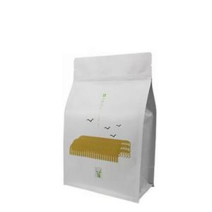 Buy cheap Customized kraft paper resealable food packaging bags with k from wholesalers