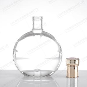 Industrial Beverage Glass Bottle with Lid in Custom Size