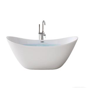 Buy cheap Luxurious Acrylic Slipper Bathtubs with High-Gloss Finish for a Warm and Tactile Bathing Experience product