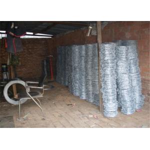 Buy cheap Spiral Galvanised  Security Barbed Wire  Ribbon  ,  Galvanized Straight  Nato Razor Wire from wholesalers