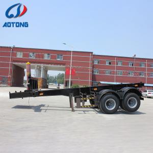 Buy cheap 35-60 Tons Rated Load Self Loading Container Dump Trailer with Skeleton Type from wholesalers