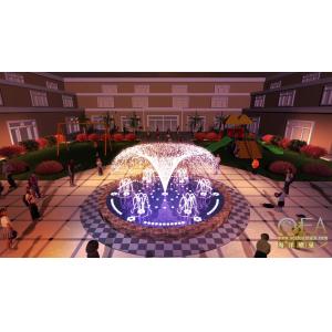 Buy cheap Electricity Powered Stainless Steel Spray Jet Fountain For Customer Requirements from wholesalers