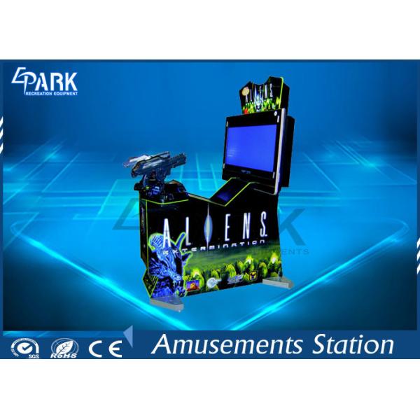42 Inches Alien Video Arcade Shooting Simulator Machine For Game Center