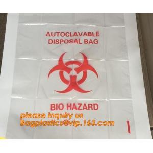 Large Size Good Quality Biohazard PE Disposable Waste Bag Thick Plastic Asbestos