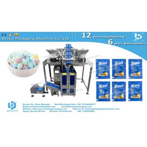 Buy cheap Pills tablets automatic counting packaging machine making round corner bags with V shape easy tear from wholesalers