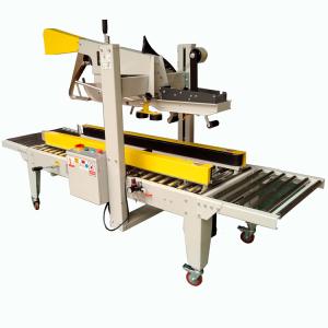 China Drive hot melt glue carton sealing machine on both sides of the conveyor belt carton sealing machine on sale