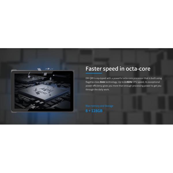 8 Inch Win11 Industrial Tablet 10.5 Hours Battery Life IP65 Waterproof Vehicle Mounted