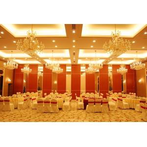 Buy cheap Laminated Decorative Movable Partition Wall / Hotel Folding Room Divider from wholesalers