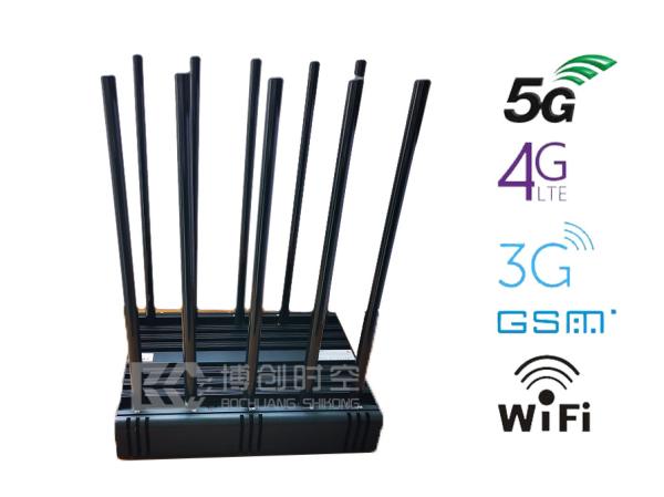 Buy cheap 100W high power Desktop 2g.3g.4g 5g GPS WiFi 2.4G 5.8G frequency mobile phone jammer WiFi Wireless Network Signal Jammer from wholesalers